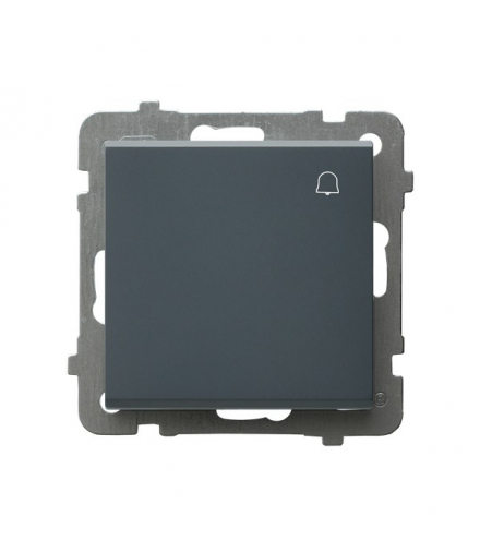 SONATA ŁP-6R/m/73 Łącznik zwierny dzwonek Szary grafit Ospel