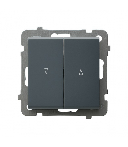 SONATA ŁP-7RB/m/73 Łącznik żaluzjowy z blokadą mechaniczną Szary grafit Ospel