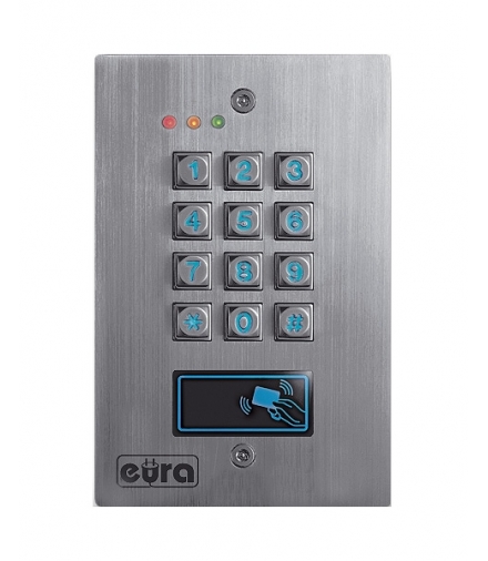 ZAMEK SZYFROWY EURA AC-16A1 - 3 wyjścia, karta zbliżeniowa, podtynk, Wiegand
