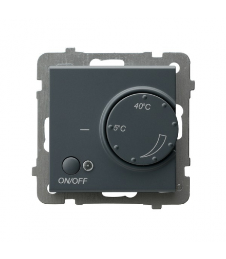 SONATA RTP-1RN/m/73 Regulator temperatury z czujnikiem napowietrznym Szary grafit Ospel