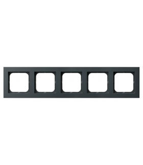 SONATA R-5R/73 Ramka pięciokrotna Szary grafit Ospel