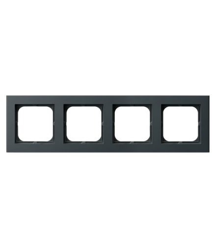 SONATA R-4R/73 Ramka poczwórna Szary grafit Ospel