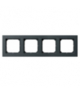 SONATA R-4R/73 Ramka poczwórna Szary grafit Ospel