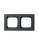 SONATA R-2R/73 Ramka podwójna Szary grafit Ospel