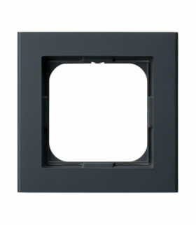 SONATA R-1R/73 Ramka pojedyncza Szary grafit Ospel