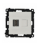 Gniazdo HDMI pojedyncze, moduł, jasnoszary mat, HDMI 2.1 Simon 55 TGHDMI121.01/114
