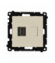 Gniazdo HDMI pojedyncze, moduł, szampański mat, HDMI 2.1 Simon 55 TGHDMI121.01/144