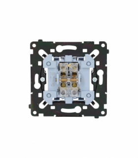 Łącznik świecznikowy, (mechanizm), 16AX, czarny Simon 55 SW5AMR