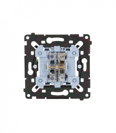 Przycisk pojedynczy zwierny, (mechanizm), 16AX, czarny Simon 55 SP1AMR