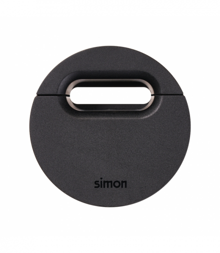 Simon 400 Flash 60, meblowy przepust kablowy, IP20, czarny, Wym. montażowe: Ø54mm Simon 400, Flash 60 43100004-038