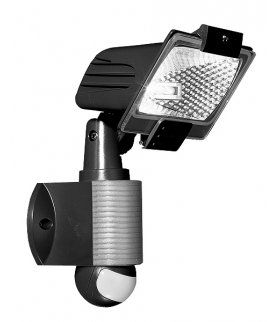 HALOGEN Z CZUJNIKIEM RUCHU PIR EURA ML-05B2 zewnętrzny czarny ~230V 120W