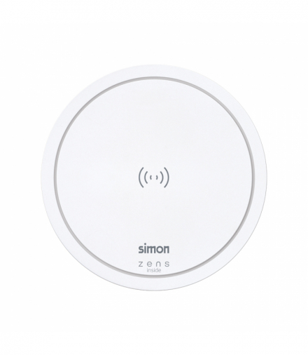Meblowa ładowarka indukcyjna, Simon 400 Flash 90, 240V, biały, Moc ładowania: 15W Simon 400, Flash 90 43390003-030