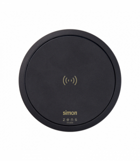 Meblowa ładowarka indukcyjna, Simon 400 Flash 90, 240V, czarny, Moc ładowania: 15W Simon 400, Flash 90 43390003-038