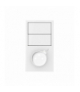 Panel 2-krotny pion: 2 klawisze + gniazdo z zintegrowaną ładowarką USB C, biały, USB: C, Prąd ład.: 2,1A Simon 100 10020253-230