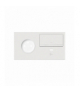 Panel 2-krotny: 1 gniazdo + 1 ściemniacz + 1 ładowarka USB C (prawa strona), USB: C, biały Simon 100 10020261-230