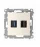 Gniazdo HDMI 1.4 + USB 3.0, kremowy, HDMI 1.4 Simon 54 DGHDUSB3.01/41