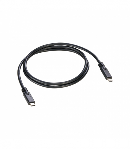Simon 400, zapasowy przewód USB typu C 3.2 Gen (męski–męski) do połączenia urządzenia z laptopem, IP20, czarny Simon 400 CLUSBC32GEN2