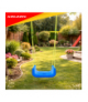Huśtawka dziecięca 3w1, kolorowa na linach, do domu i ogrodu, do 30 kg, zielono-niebieska Kruzzel 18841
