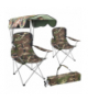 Krzesło wędkarskie składane PANAMA moro z daszkiem, moskitierą i dużą wytrzymałością 100 kg Trizand 18837