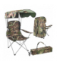 Krzesło wędkarskie składane PANAMA moro z daszkiem, moskitierą i dużą wytrzymałością 100 kg Trizand 18837