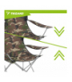 Krzesło wędkarskie składane PANAMA moro z daszkiem, moskitierą i dużą wytrzymałością 100 kg Trizand 18837