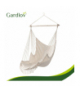 Fotel wiszący krzesło brazylijskie huśtawka ogrodowa hamak mocny 150kg, duży 210cm, kokon bocianie gniazdo ogrodowe BOHO 2w1 beżowy Gardlov 18834