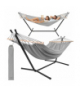 Hamak stojący ze stelażem, ogrodowy dwuosobowy, 200x150cm, mocny, żelazny stojak 250kg, Gardlov 27293 18820