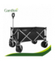 Wózek transportowy składany ogrodowy, plażowy 200kg 150L duże koła na piasek, 87x46x70cm Gardlov 18815