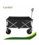 Wózek transportowy składany ogrodowy, plażowy 200kg 150L duże koła na piasek, 87x46x70cm Gardlov 18815