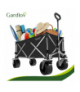 Wózek transportowy składany ogrodowy, plażowy 200kg 150L duże koła na piasek, 87x46x70cm Gardlov 18815