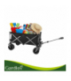 Wózek transportowy składany ogrodowy, plażowy 200kg 150L duże koła na piasek, 87x46x70cm Gardlov 18815