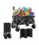 Wózek transportowy składany ogrodowy, plażowy 200kg 150L duże koła na piasek, 87x46x70cm Gardlov 18815