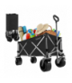 Wózek transportowy składany ogrodowy, plażowy 200kg 150L duże koła na piasek, 87x46x70cm Gardlov 18815