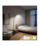 Nowoczesna lampa podłogowa LED 180cm, z pilotem, timerem i ściemnianiem, czarna, stojąca w stylu industrialnym, regulowana, 3 barwy światła, 6 poziomów jasności, Izoxis 26885 18823