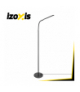 Nowoczesna lampa podłogowa LED 180cm, z pilotem, timerem i ściemnianiem, czarna, stojąca w stylu industrialnym, regulowana, 3 barwy światła, 6 poziomów jasności, Izoxis 26885 18823