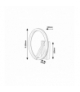 Lampa ścienna Renara LED 8W 3000K Rabalux 71350