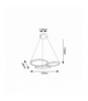 Lampa wisząca Formand LED 38W 3000K Rabalux 72297