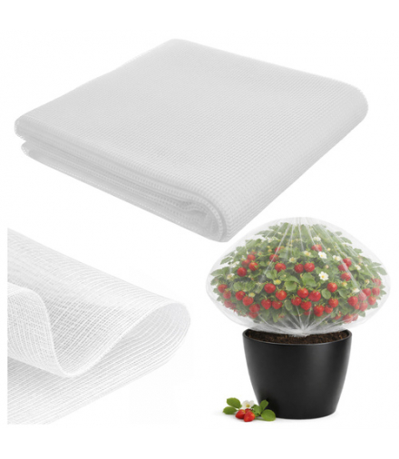 Siatka ochronna na grządkę 3x6m 80mesh 0,177mm HDPE przeciw owadom i ptakom, skuteczna ochrona warzyw i owoców bez chemii Gardlov 18847