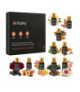 Olejki zapachowe do dyfuzora, kominka, nawilżacza, zestaw 10x10ml + 2 zakraplacze, 10 aromatów, które odmienią Twoje wnętrze Ruhhy 27222 18849