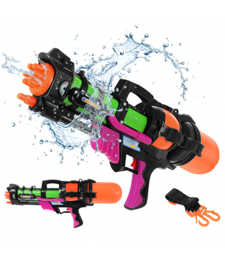 Pistolet na wodę, duży karabin 60cm z pojemnością 1.25L, zasięg 6m, śmigus-dyngus Iso Trade 18850