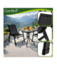 Zestaw mebli balkonowych, 2 krzesła, meble na taras, do ogrodu, Gardlov 18871