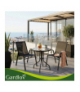 Zestaw mebli balkonowych, stolik + 2 krzesła, meble na taras, do ogrodu, Gardlov 18870
