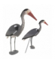 Dekoracja ogrodowa, figurka Czapla 66cm, ozdoba do ogrodu na paliku, wbijana Gardlov 18886