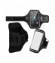 Opaska na ramię, etui, pokrowiec na telefon 7 cali, dotykowy, wodoodporny, do biegania, rzep, PVC, kieszenie, 19x47,5cm, Trizand 18894