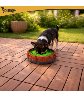 Mata węchowa dla psa, kota zabawka edukacyjna na przysmaki, 48x48cm, antypoślizgowa, regulowana, na smakołyki, duża, Purlov 18906