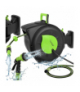 Zwijacz automatyczny na wąż ogrodowy + 30m węża, bęben ścienny z pistoletem, 7 trybów, 6 bar, Gardlov 18898