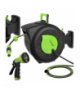 Zwijacz automatyczny na wąż ogrodowy + 30m węża, bęben ścienny z pistoletem, 7 trybów, 6 bar, Gardlov 18898