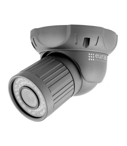 KAMERA IP KOPUŁKOWA EURA PROFESSIONAL CDA-43C5 zew. 2,0Mpx 1080P full HD 1/2,7 CMOS