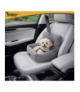 Fotelik samochodowy dla psa, kota, wodoodporny, transporter na siedzenie do auta, legowisko do samochodu, rozmiar S, do 2.5kg, 44x35x30cm, szary, Purlov 18918