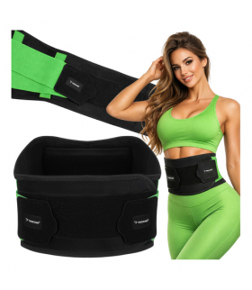 Pas neoprenowy wyszczuplający brzuch, gorset odchudzający do ćwiczeń brzucha, obwód pasa: 80-110cm, 120x24cm Trizand 18919